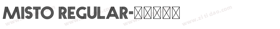 Misto Regular字体转换